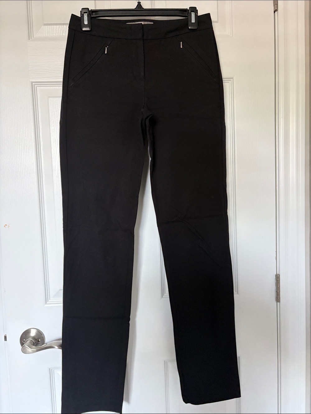 Tristan Straight Leg Pants in Black